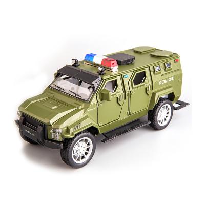 China Toy Factory Price 1:24 Diecast Toy Vehicles Police Car Model Car Diecast Toy For Children's Gifts for sale