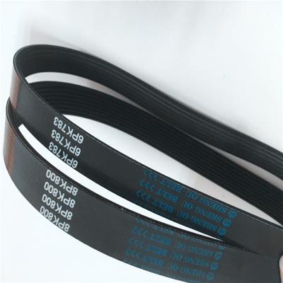 China CR EPDM Digital poly ribbed v-belt optibelt v belt supplier for sale