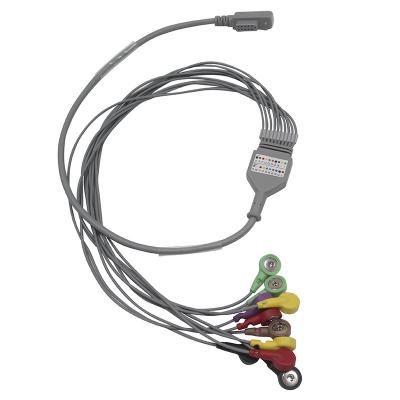 Cina JincoMed New Type Holter ECG Cable and Leadwires 10 lead patient monitor in vendita