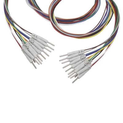 중국 Din 2.0 plug to 2.0mm Pin EEG Electrodes Plated nickel EEG Leadwires electroencephalograph Electrode 판매용