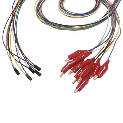 Κίνα DuPont 2 Pin Plug Grabber with soft outer shell EEG Electrodes Leadwires Plated gold EEG Lead wire Electrode προς πώληση