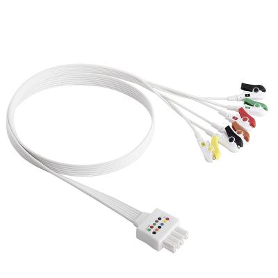 China Nihon Kohden Compatible disposable ECG Leadwire DLP-06-BF-MXAN-0100 zu verkaufen