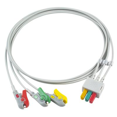 China Kabel Iec-Clip-Patient Fukudas DS-8100 ECG Leitungsdraht-3Lead ermitteln zu verkaufen