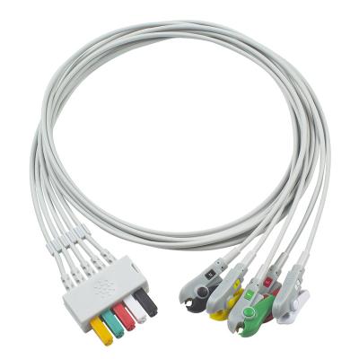 China Abnehmbares Kabel Siemens/Leitungsdrahtes 5Lead ECG Drager 5956359 MP03414 ECG zu verkaufen