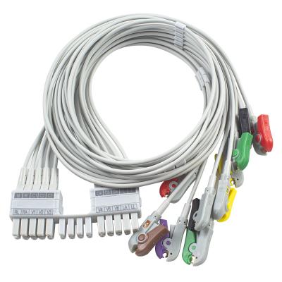 China Mortara Burdick 10 Lead EKG Lead Wire ECG Leadwires 9293-041-50 9293-046-60 For ELI 150C zu verkaufen