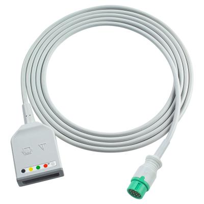 China Biolight 12Pin 5Lead-EKG-Ständer-Adapterkabel AnyView A2 A6 A4 A8 Q7 Q5 EKG-Verlängerungskabel Euro Style zu verkaufen