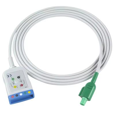 China P-hilips PH Datascope 12Pin 5Lead ECG Trunk Adapter Cable For CodeMasterXL+ Cardiosave IABP Rescue Hybrid for sale