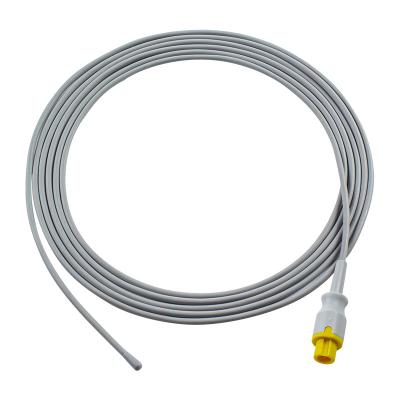 China Edan Compatible Round Distal Connector Reusable Temperature Probe for Adult Rectal for sale