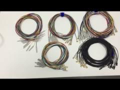 EEG Electrodes Din 1.5 Plated With Gold Din 1.5 EEG Leadwires Electrodes