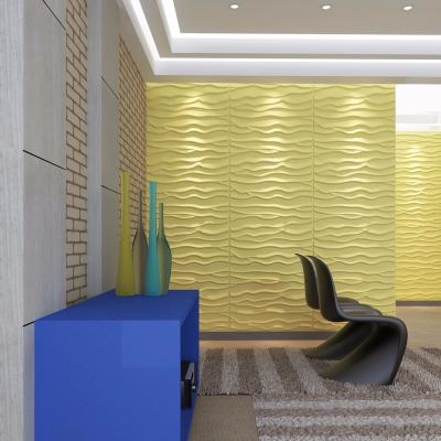 China Modern PVC Ceiling Wall Panel 3d Texture Wall Panel Vinyl Wallpaper Type for sale