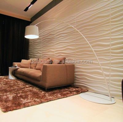 China Factory fiber home decor pvc 3d wall panels modern art deco furniture for walls for sale