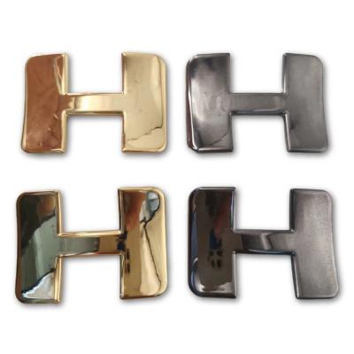 China Custom Clog Charm Shoe buckle metal Gold and silver factory wholesale accessories women's shoes crocs for sale