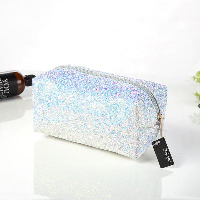 China High Quallity Hot sale fashion star anise sequins pencil case travel cosmetic make up bag for sale