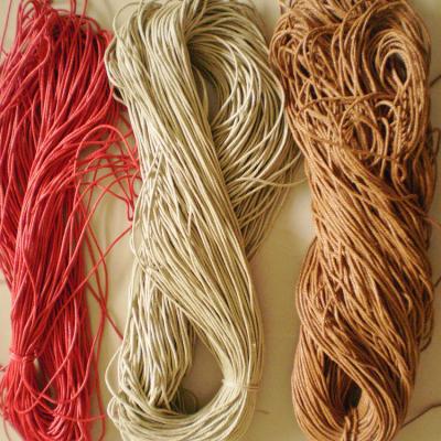 China Viable Multicolor Ornament Hang Tag Waxed Cord Rope Clothing With Low Price for sale