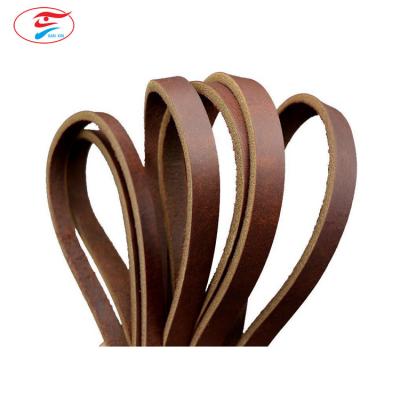 China Wholesale E-Co Friendly Flat Shape Rawhide Leather Rope Packing Rope for sale