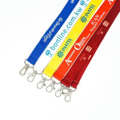 China High Quality Eco-Friendly Badge Holder Sublimation 15mm Ribbon Lanyard, Logo Neck Accessories Lanyard Ropes Custom Made for sale