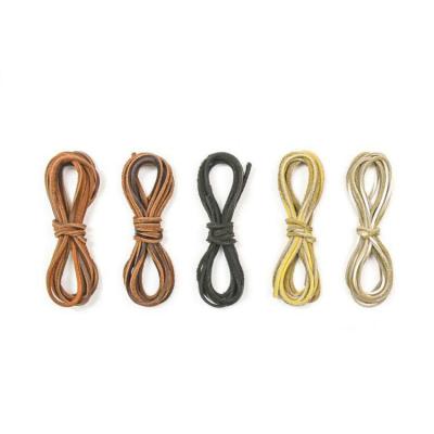 China E-Co Friendly Hot Sale USA Durable Round Cow Leather Rope With Best Quality for sale