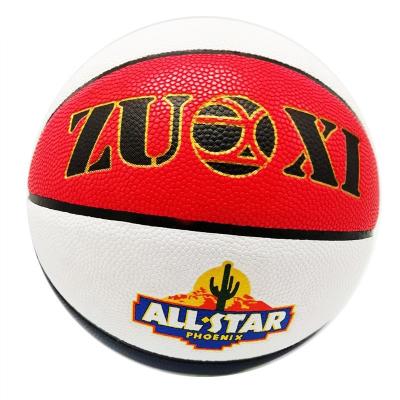 China Traning Team Sports Official Size 7 Match TPU Indoor Outdoor Training Leather Laminated Basketball Custom Logo Football Inflatable for sale