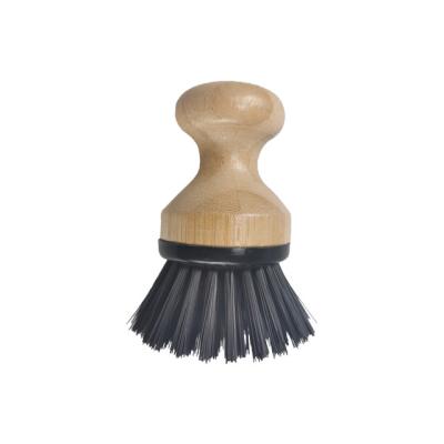 China Good Quality Kitchen Sustainable Pot Dish Bamboo Cleaning Scrubbing Brush for sale