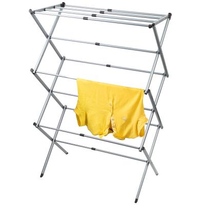 China New Classic/Postmodern Custom Portable High Quality 3 Tiers Airer Clothes Dryer Standing Foldable Towel Rack for sale