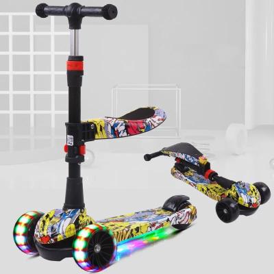 China 2022 new polymer model toys kids scooter / 3 wheel scooters for kids / kids mini scooter for sale