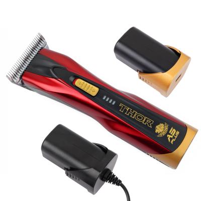 China Professional Animal Grooming Electric Plug In Cordless Rechargeable Cord Cattle Horse Animal Clipper for sale