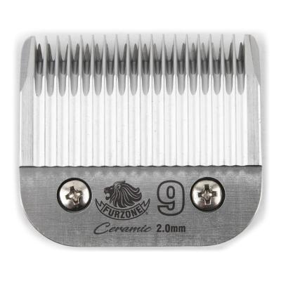 China Furzone Size 9 Dog Clipper Stocked Ceramic 2.0mm Blades for sale