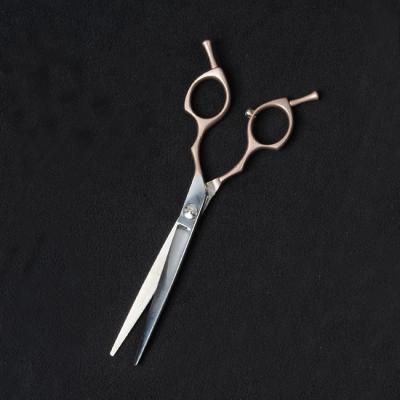 China Stocked Dog Grooming Cutting Professional Straight Scissors Stainless Steel Shears for sale