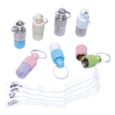 China Stocked Dog Cat Puppy Anti-Lost ID Address Label Tag Barrel Tube Collar for sale