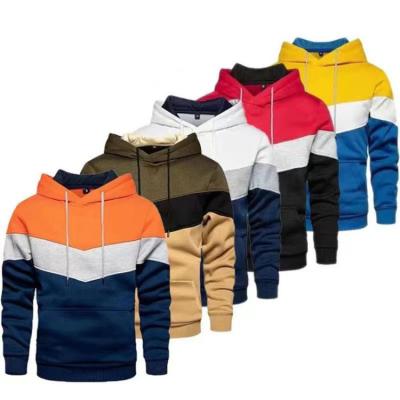 China New Anti-wrinkle men's fleece sweater hoodie autumn and winter sports quilting casual sweater plus fleece casual jacket for sale