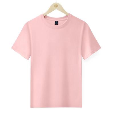 China Summer Custom Pure Color T-shirt Anti-Wrinkle Cotton Oversized Men's Short Sleeve T-shirt T-shirt Big And Tall for sale