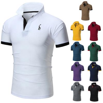 China Men's Quick Dry Polo Shirt Polo Shirts For Men Casual Golf Multicolor Custom Logo Design Work Team Sports Anti-wrinkle for sale