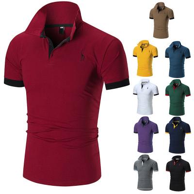 China Anti-Wrinkle Personalized Polo Factory Polo Shirt Mens Custom Embroidered or Print Logo T-shirt Custom T-Shirt for sale