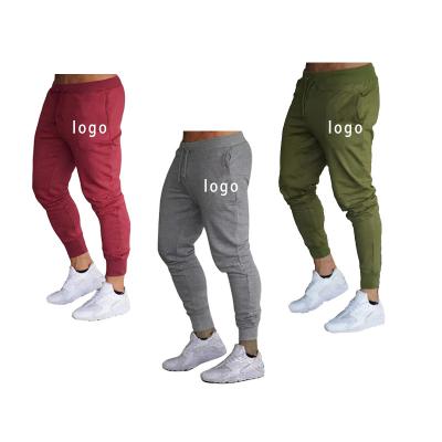 China Anti-Wrinkle Sweatpants Custom Printed Logo Pants Joggers Blank Track Pants Loose Pants Mens Fleece Joggers Pants for sale