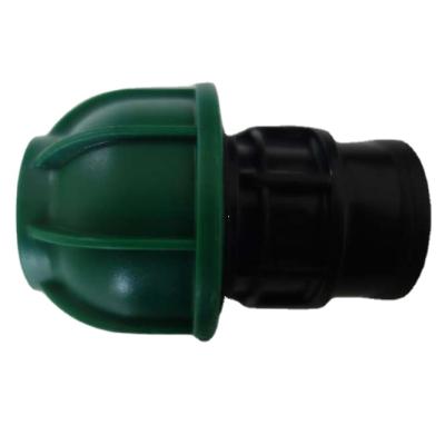 China Agriculture Drip Irrigation System Type New PE Pipe Locknut Fittings For Agriculture Drip Irrigation Systems for sale