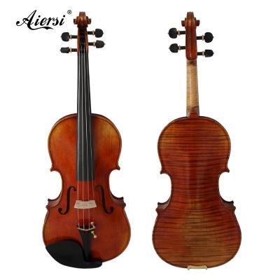 China Impeccable High Grade Advanced Professional Handmade Violin 4/4 With Case Bow for sale