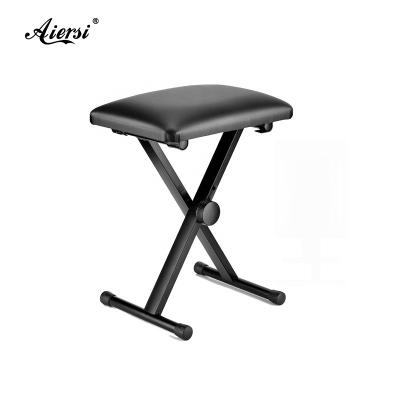 China Aiersi brand factory direct sale musical instrument accessories piano bench X style keyboard /electric piano saddles for sale