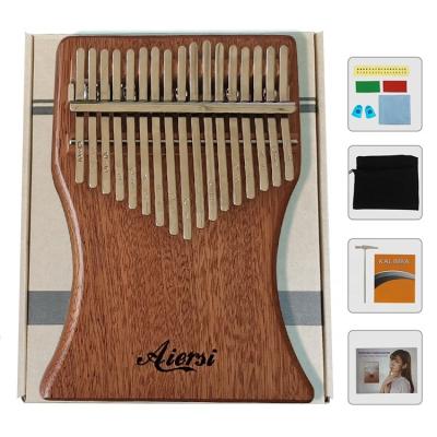 China Wood Kalimba Set 17 Tone Thumb Piano OEM Kalimba Mbira Finger Piano Premium African Sansa for sale