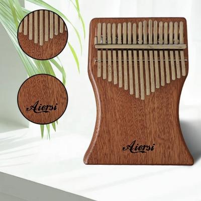 China Wood Kalimba For Sale Wholesale Price 17 Keys Kalimba Musical Instrument Inch Kalimba Mahogany Wood Piano for sale