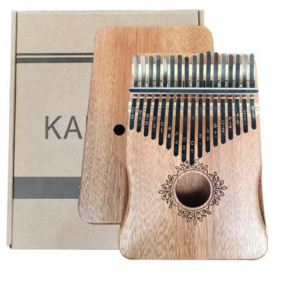 China Buy Aiersi Wood Brand Inch Kalimba Piano Kalimba Instrument 17 Keys Mahogany High Quality for sale