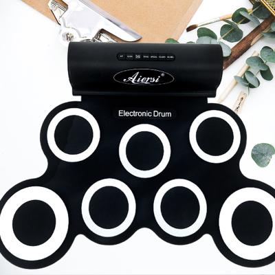 China Best Brand Aiersi Drums Electronic Drums Percussion Musical Instrument Silicone Drum Popular Sound Pad for sale