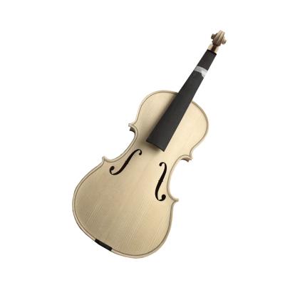 China Impeccable Fitness High End Unvarnished Quality Chinese Fiddle Violin for sale