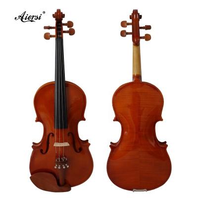 China China Wholesale Price Aiersi Brand Violin Plywood 4/4 Jujubewood Violin String Instrument With Case Rosin And Bow For Sale for sale