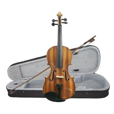 China Aiersi Brand Mahogany Skin Stringed Instrument Luster Paint Skin Mahogany Violin with High Quality Workmanship and Wonderful Sound for sale