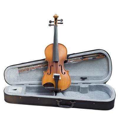 China Aiersi brand factory price impeccable quality all solid violin size 4/4-1/16 on sale including triangle case made in China for sale