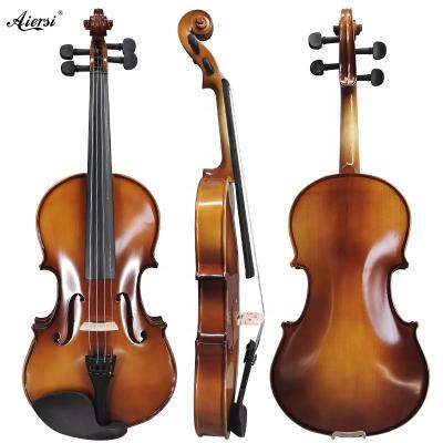 China Aiersi brand student violin 4/4 quality impeccable Christmas festival picks suit beginners of all ages for sale