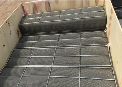 China Custom Square Wire Mesh Demister Pad , Calculation Service Design Support for sale