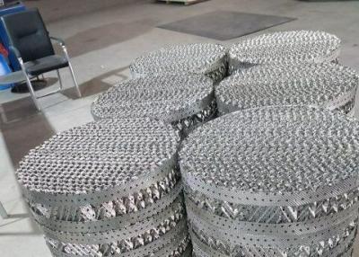 China 500X Metal Structured Packing Round Shape 650 - 100mm Tower Packing Layer for sale