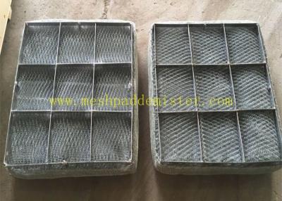 China Support Grid AISI 304 Material Rectangular Mesh Pad Demister for sale