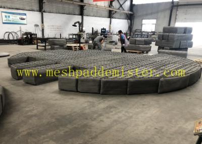 China Custom Size 8000 mm Diameter 500mm Thickness Duplex 2205 Demister Pad for sale